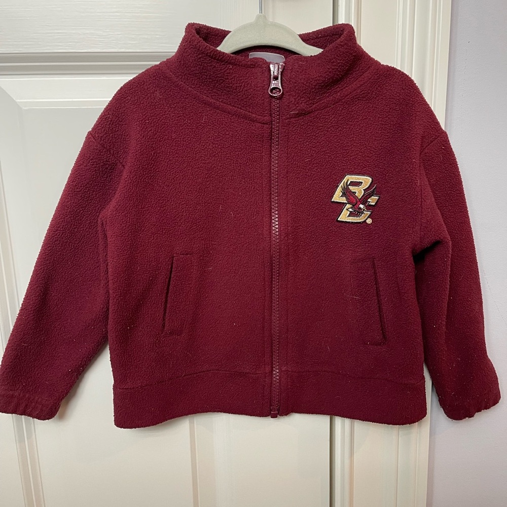 Kids Boston College Fleece Zipper Jacket || sz 18 months